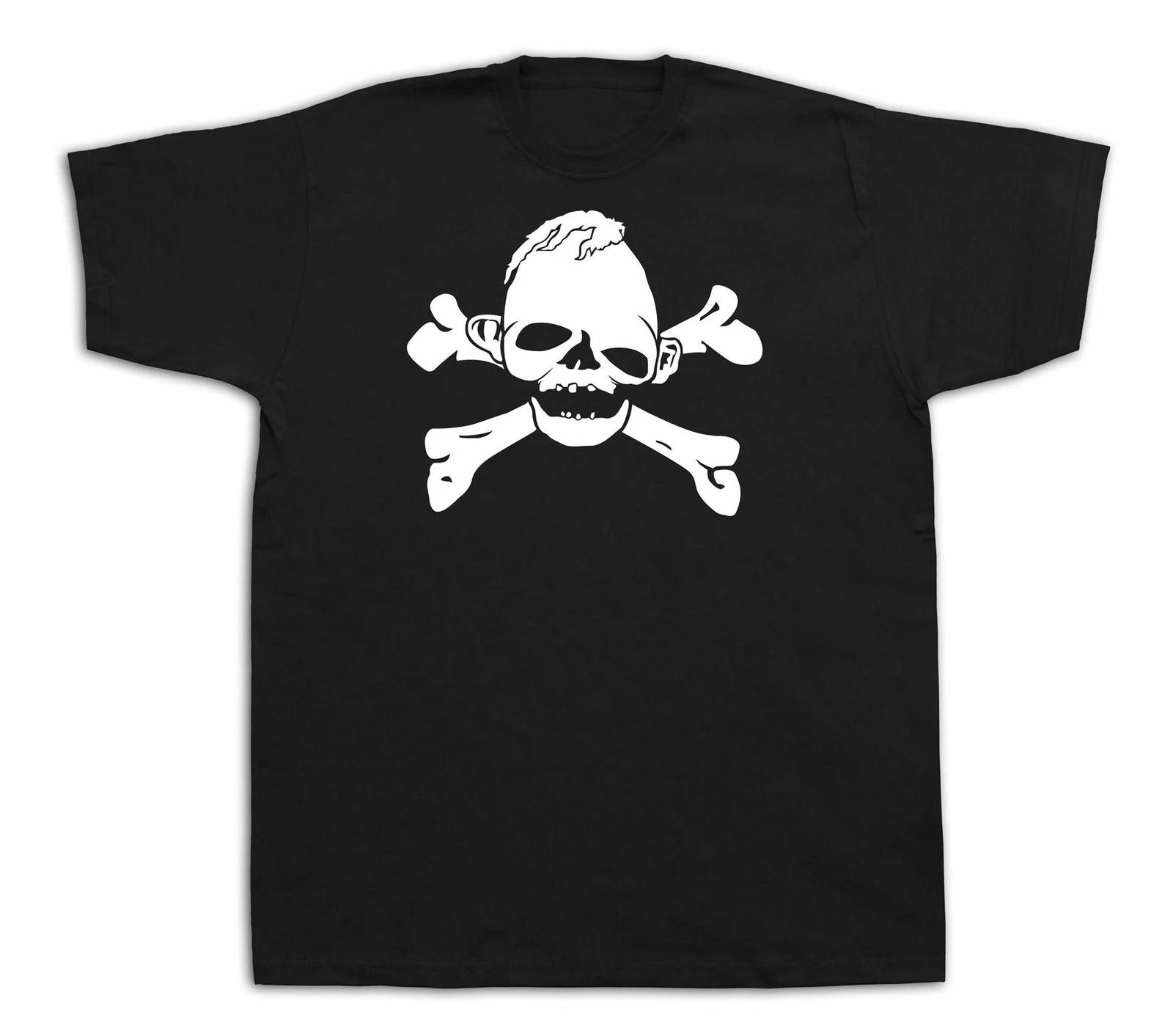 Pirates Freak Bones skeleton funny t shirt special event gift tee L