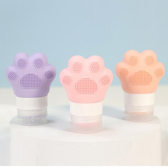 3 Stück Silikon Reiseflasche Auslaufsicher Duschgel Shampoo Lotion Conditioner Nachfüllbare Quetschflasche Wiederverwendbarer Leerer Toilettenartikelbehälter