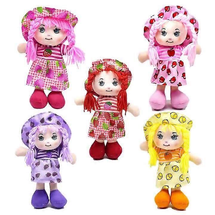 Süße Puppe Obstkleidung Mädchen Plüschtier Kindergeschenk 25cm