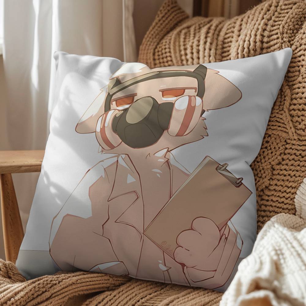 cute Dr K Changed Puro Print Throw Pillow Cover Square Cushion Case for Living Room Bedroom Decor