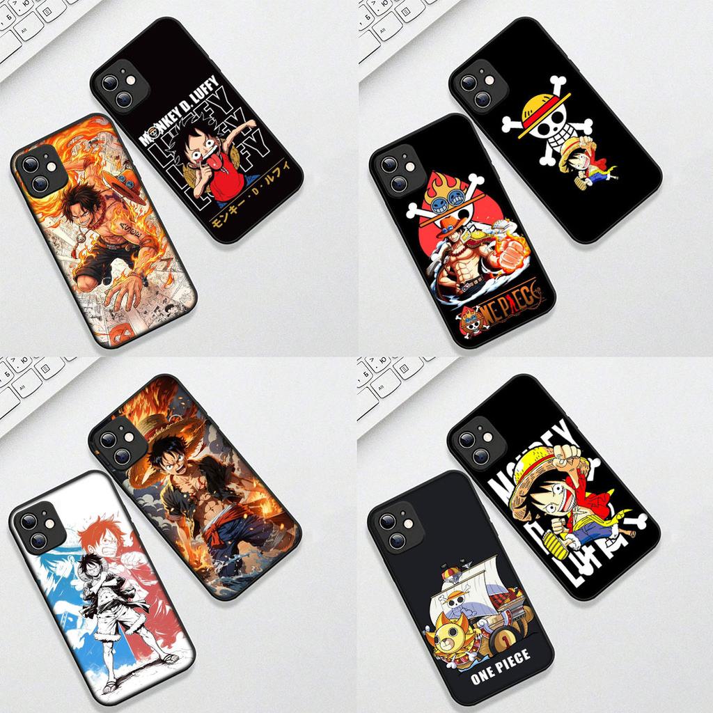 For Apple iPhone 16 14 15 Plus 11 Pro Max 16E ProMax + 16Plus 15+ 14+ Phone Cover Soft Case Portgas D Ace One Pieces Luffy