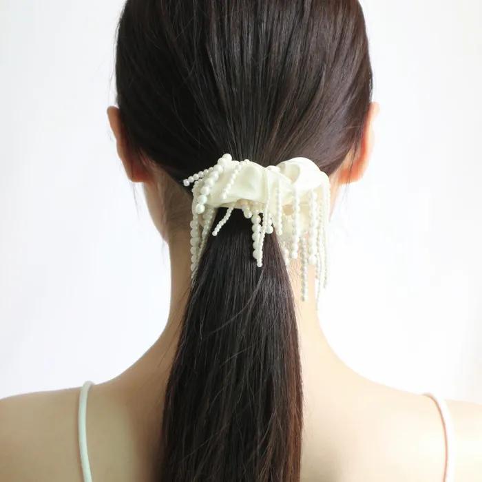 DROP BEADS SCRUNCHIE (2COLOR)
