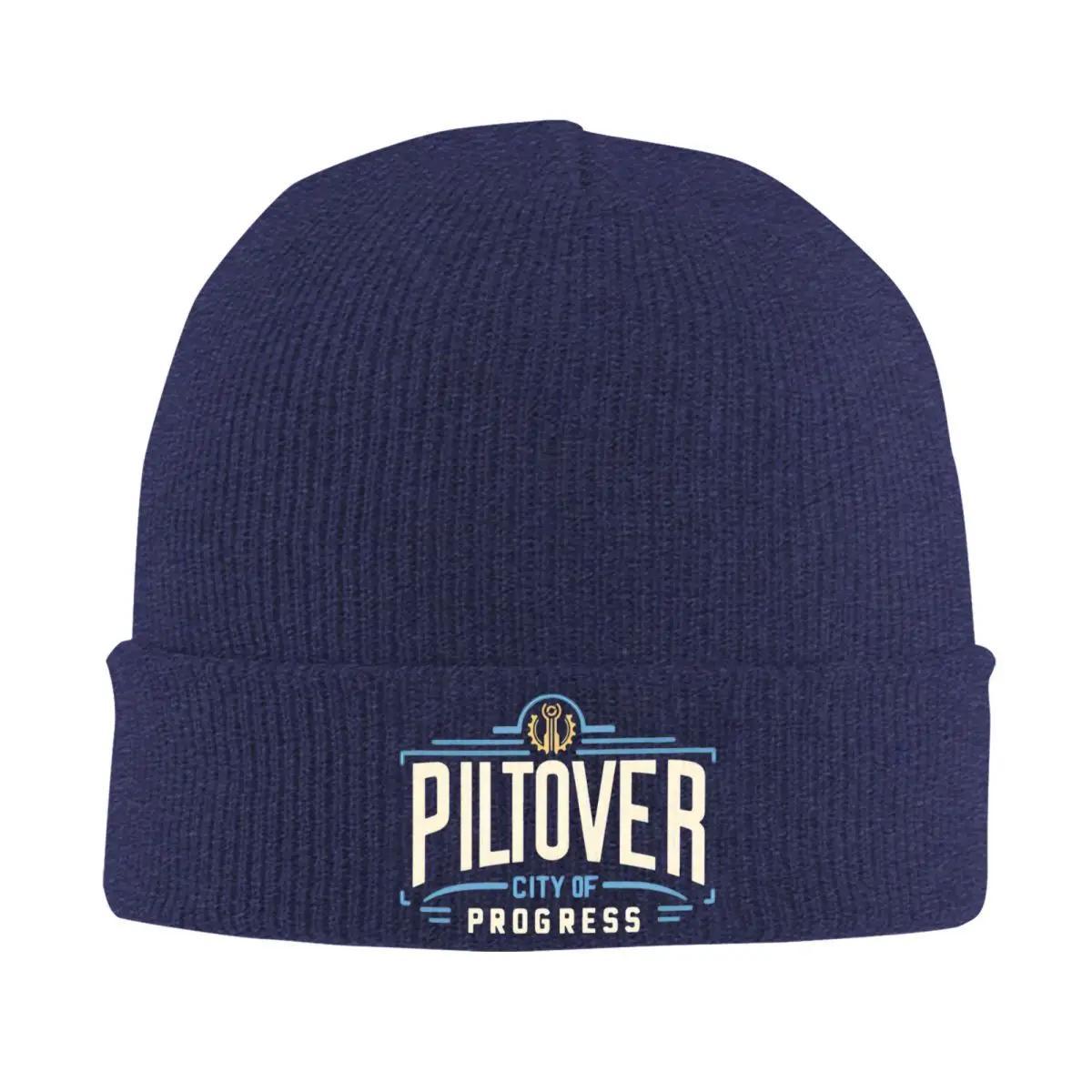 

Piltover City Of Progress - Parody Knitted Hat Beanies Winter Hats Warm Acrylic Hip-hop Arcane Cap Men Women