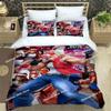 KOF Game Cartoons 3D Bedding Set Printed Duvet Cover Sheet Pillowcase Soft Quilt Cover Full Queen King Size Luxury Birthday Gift
