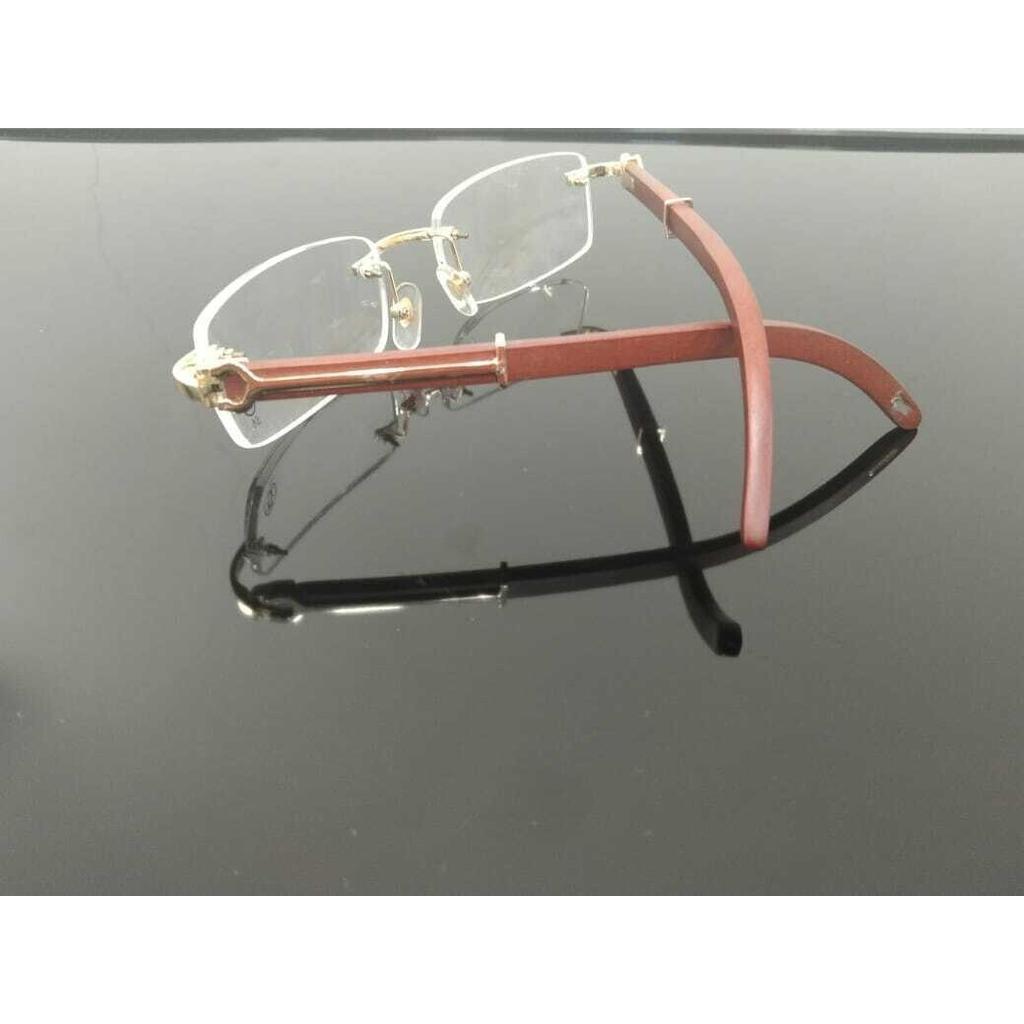 Imported Men Rimless Eyeglass Wood /metal Eye-ware 55-18-140 JL286093830013
