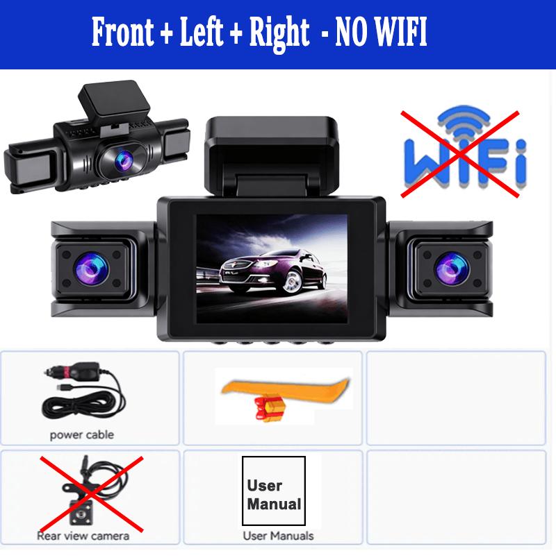 

Автомобильная камера 360° 3/4 объектива WiFi видеорегистратор Авто 1080P Камера для записи в автомобиле Автомобильный видеорегистратор Передняя левая правая камера заднего вида Автомобильные аксессуары NONE