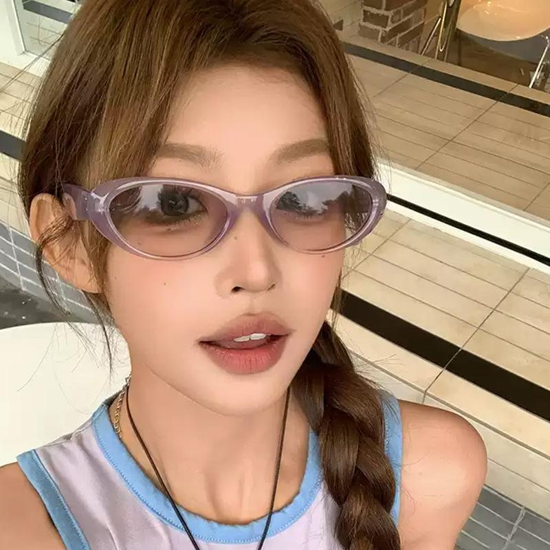Korean Style Sunglasses for Women Fashion Stylish Decorative Sun Glasses Woman Campus Style Female Sun Glass