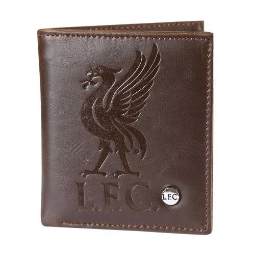 Liverpool FC Luxus Crest Kunstleder Fußball Brieftasche