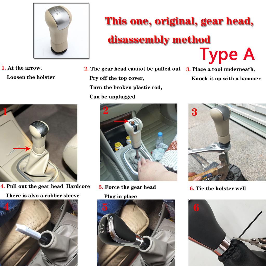 For Nissan Qashqai shift lever Sylphy Tiida Liwei Tiida Machi Sunshine manual gear shift knob modification shift head Gear