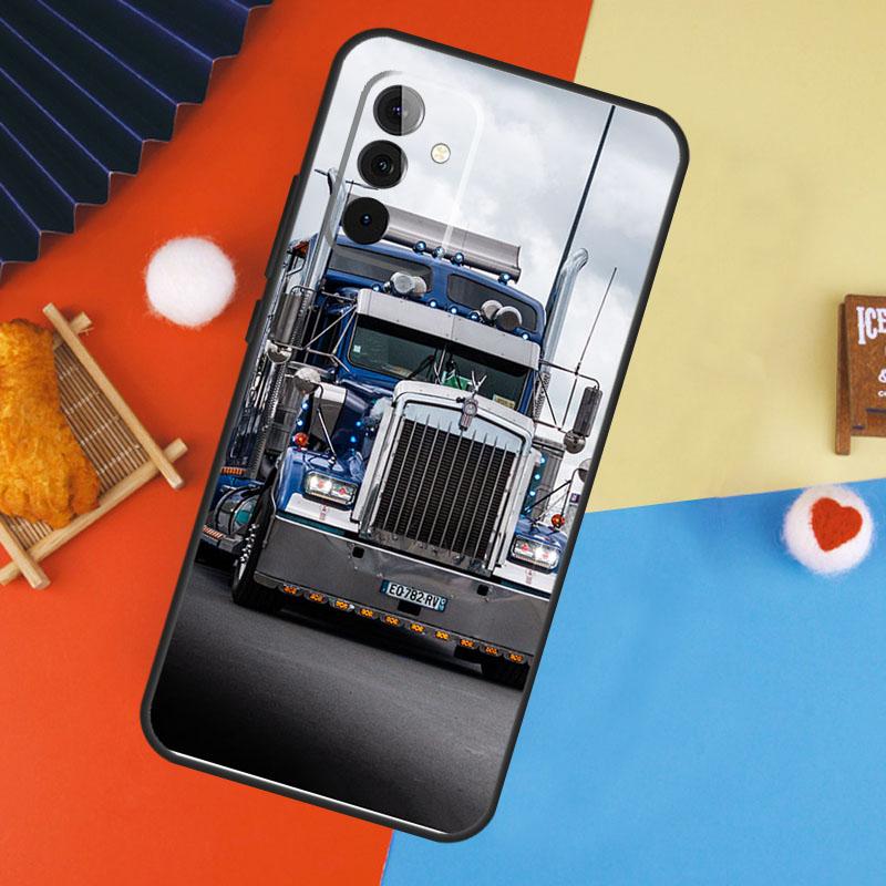 Cool Heavy Truck Car Case For Samsung Galaxy A17 A35 A55 A06 A16 A26 A36 A56 A53 A32 A52 A33 A13 A14 A34 A54 A15
