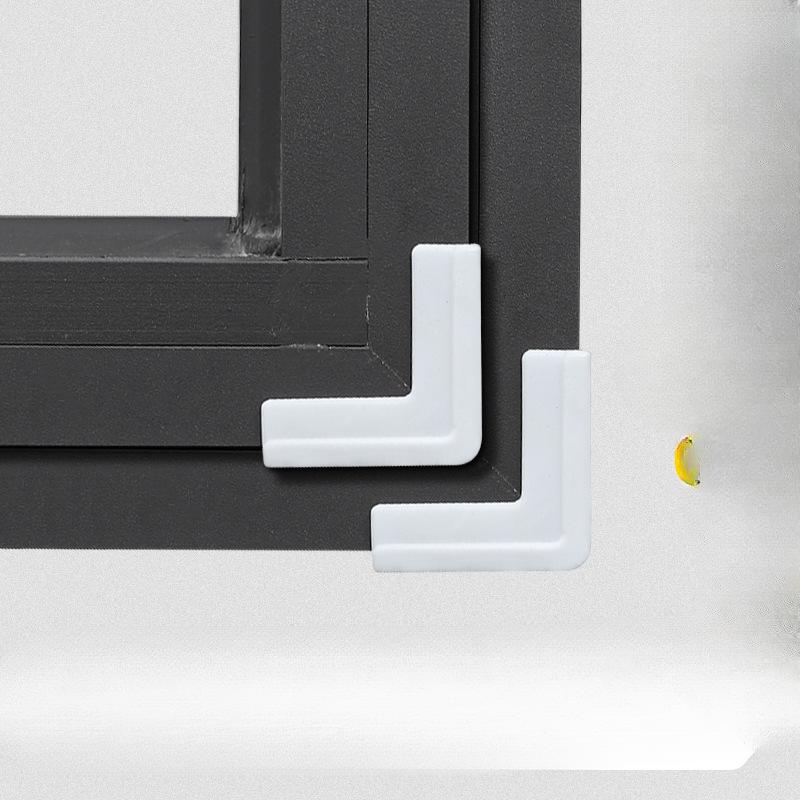 Transparenter Antikollisionswinkel Fensterwinkel Antikollisionswinkel Weiche gebrochene Brücke Aluminiumfenster Antikollisionsrechter Winkel