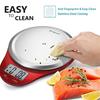 Food Scale Kitchen Scales Digital Weight Grams and Ounces Large Stainless Steel Platform for Baking Cooking Weight Loss High Ac