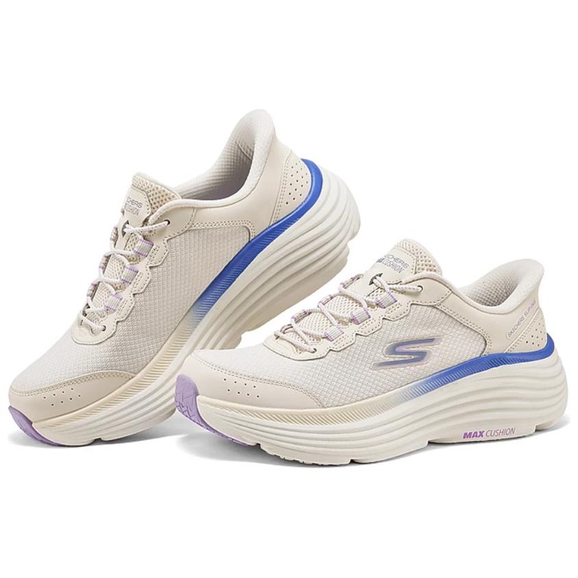 Skechers Slip Ins Max Cushioning Endeavour - Cardova Casual Running Shoes Women sneakers Off-White 129474-NAT