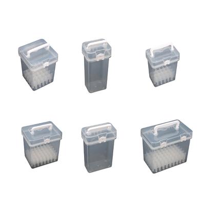 Marker Organiser Box with Handle Multi Compartment Clear Plastic Marker Pen Case For Pens Pencils And Art Painting Tool
