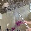 Silver Ribbon Confetti Cannon for Weddings & Parties - Easy To Clean Engagement & Birthday Photo Props