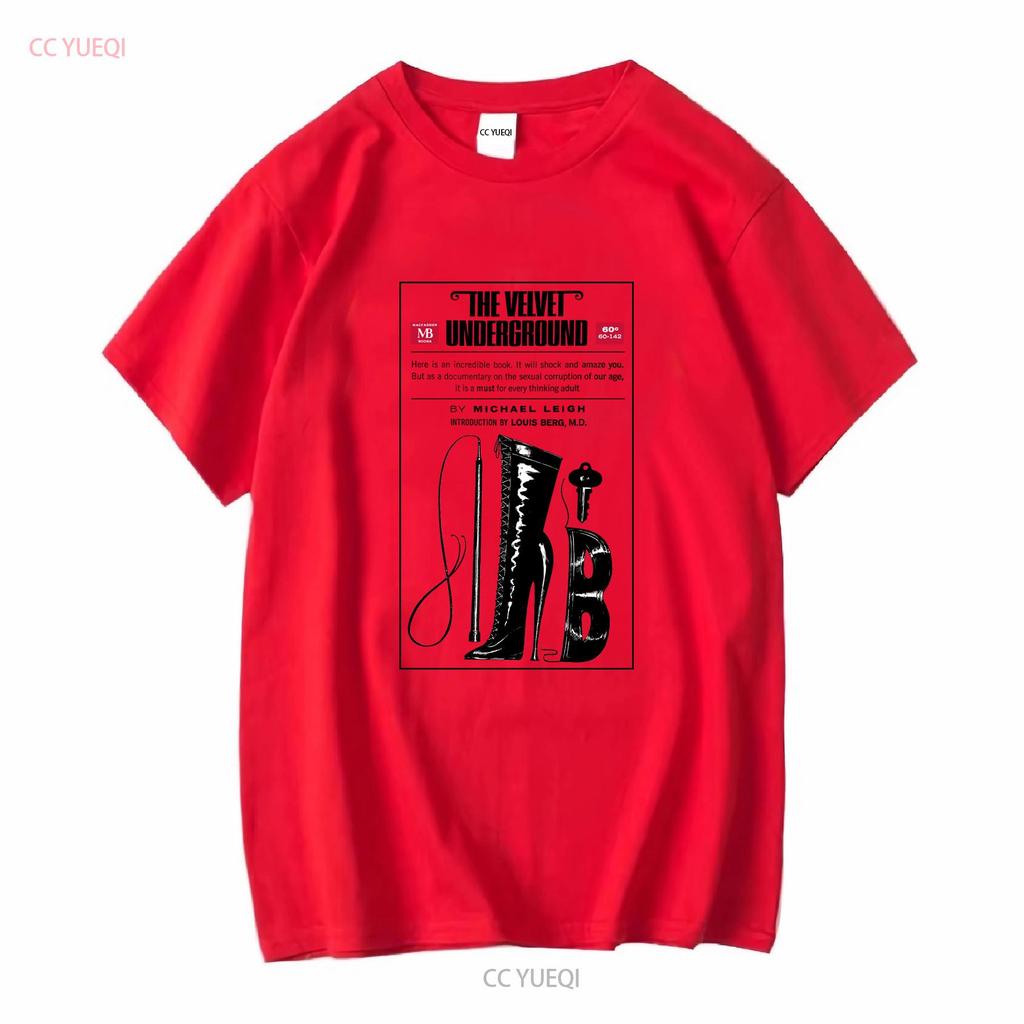 Vintage The Velvet Underground American Garage Punk Book By Michael Leigh T Shirt Glam rock Lou Reed Band vintage Washed