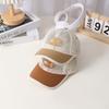 Summer Mesh Baseball Cap With Alphabet Letters For Kids Sun Protection And Breathability