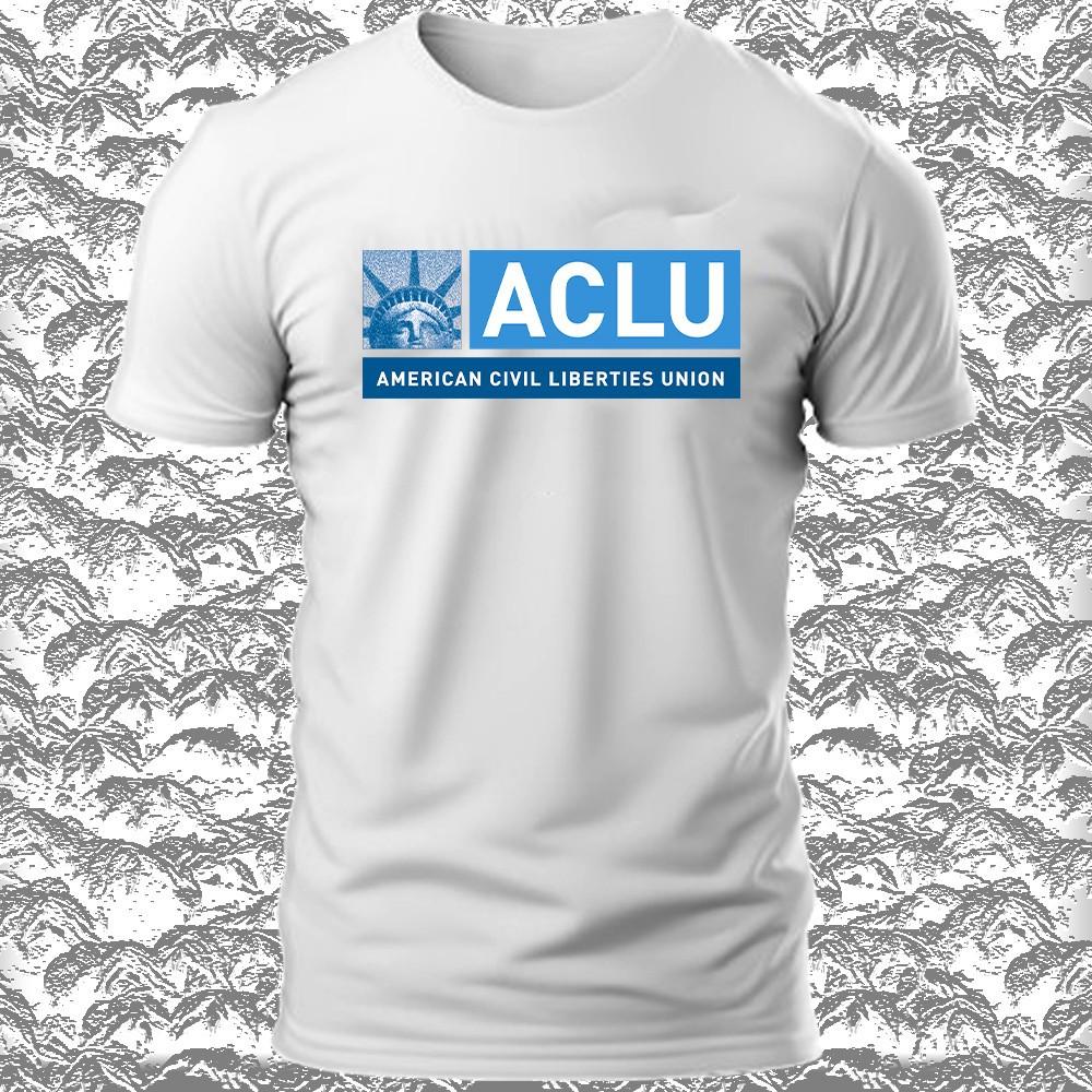 ACLU Civil Liberties Union Funny Logo T-Shirt Made in USA Size S to 5XL Unisex T-Shirt