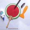 Colored Cardstock DIY Watermelon Cartoon Hand Fan Kit for Kids