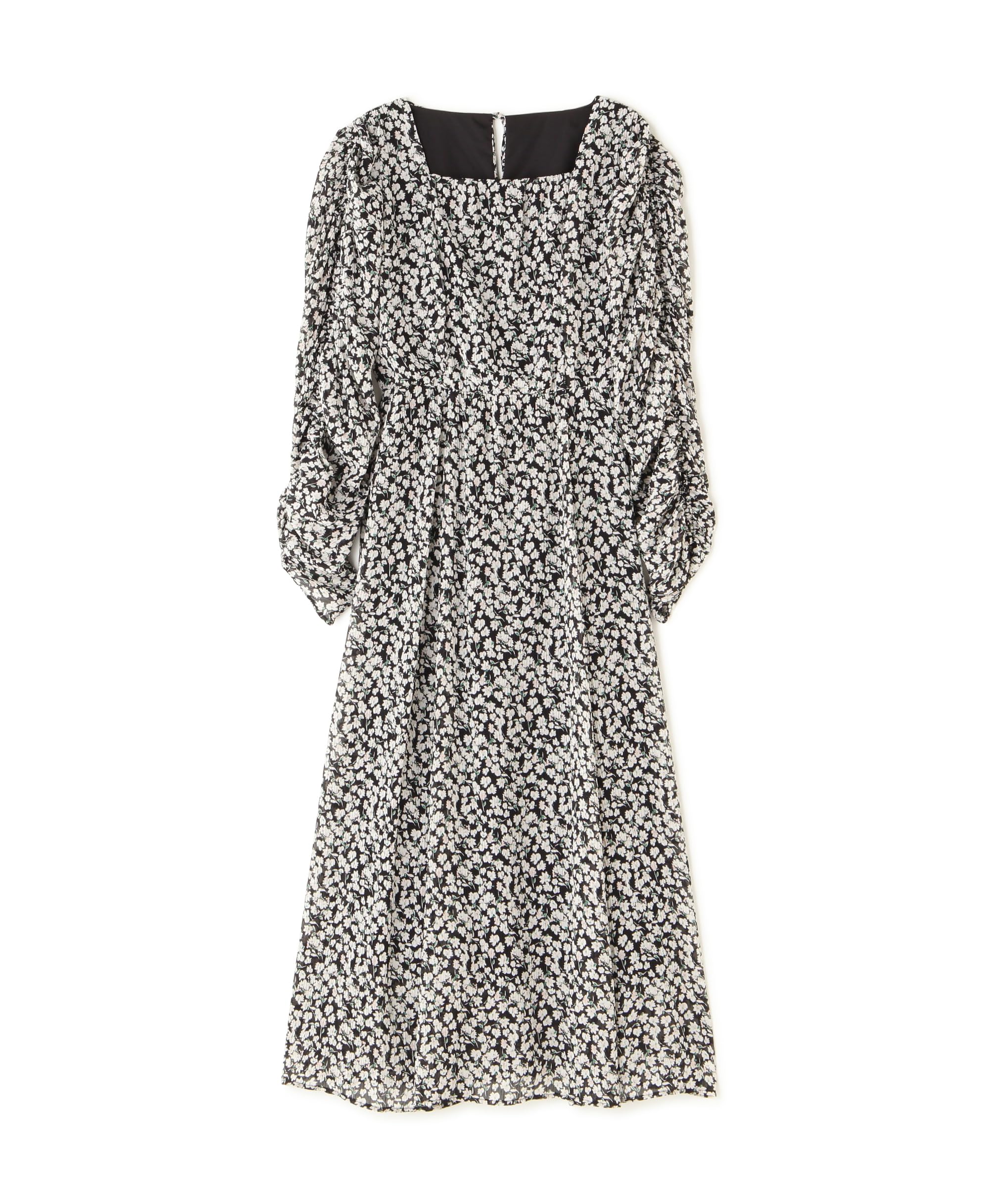 

Платье «Натуральная красота», повседневное, с принтом «Ива», черное, [N Basic], платье-одно изделие, женское, чёрный