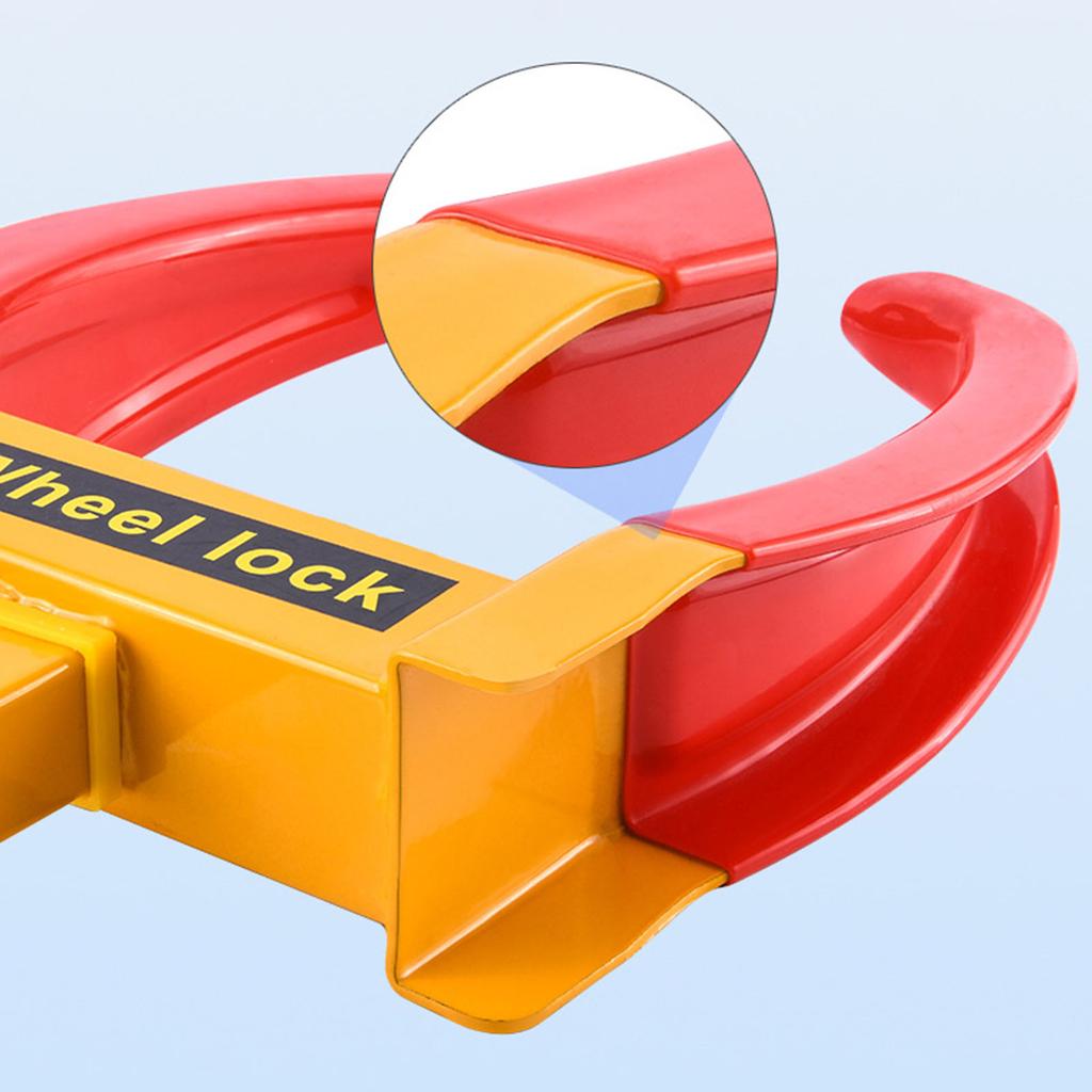 Industrial Grade Anti Theft Car Wheel Lock Clamp Boot Tire Claw Trailer Auto Car Truck Towing Vehicle Accessories