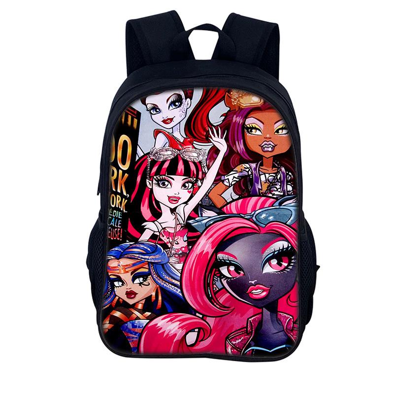 

Шкільний рюкзак Monster High, Дитячий рюкзак Elf High School KTB Genie High School New 15 Single Backpack