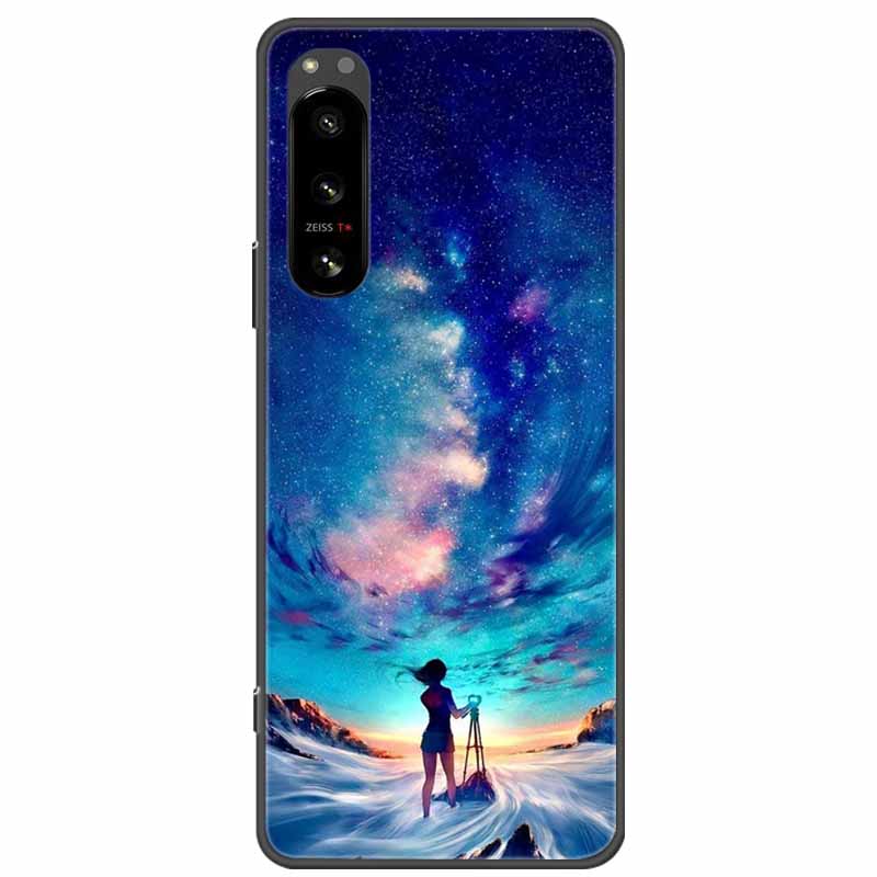 For Sony Xperia 5 III Case Soft TPU Cute Cats Silicone Protective Cover for Sony Xperia 5 II Phone Cases Xperia5 Cartoon Fundas