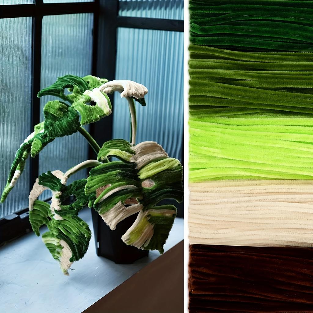 500/600 Pieces Pipe Cleaners Chenille Stems 12 Inch Craft Supplies Bulk for DIY Art and Craft Projects Creative Gift