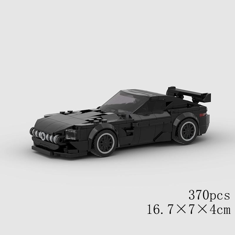 MOC Car Super Race City Speed Sport Pickup Vehicle Model Building Blocks Rally Supercar Racing Bricks Christmas Gift Technical