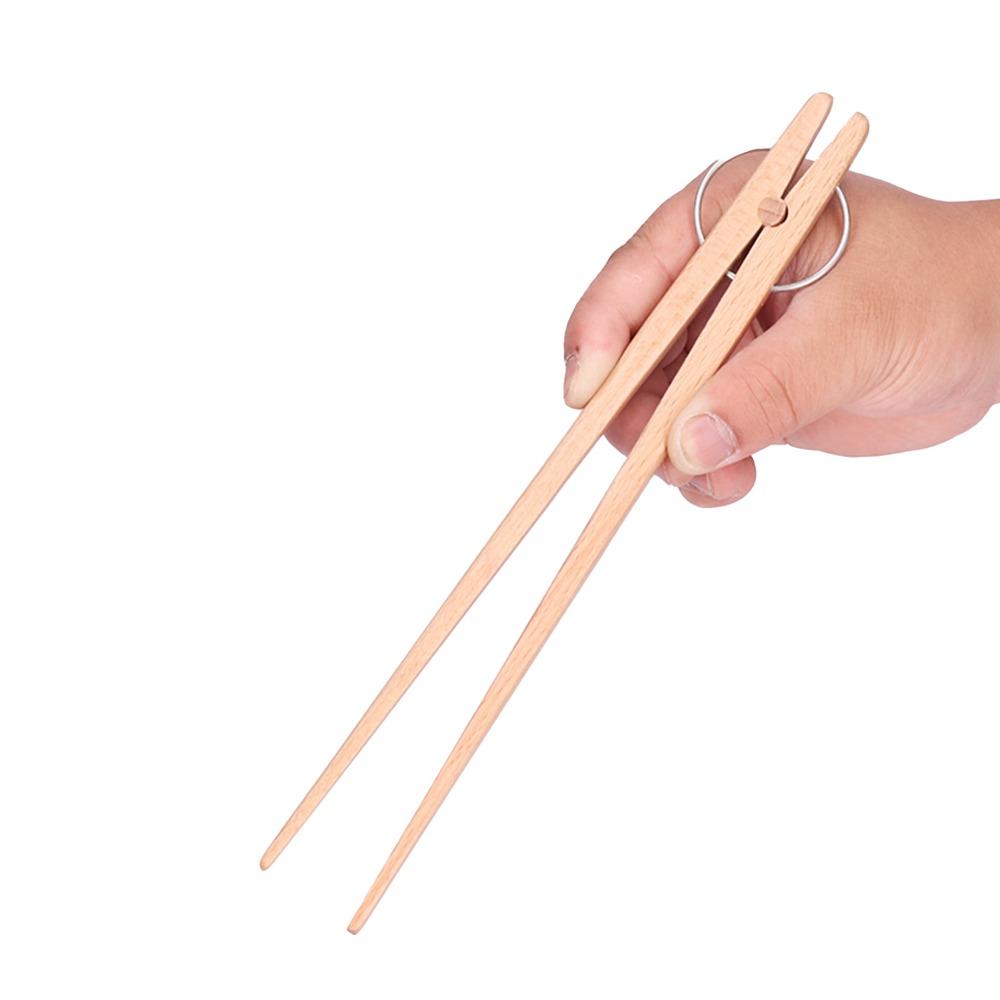 Wooden Wooden Tongs Reusable Baking Clip Grilling Accessory Snack Clip Food/Salad/Fruits/Pickles