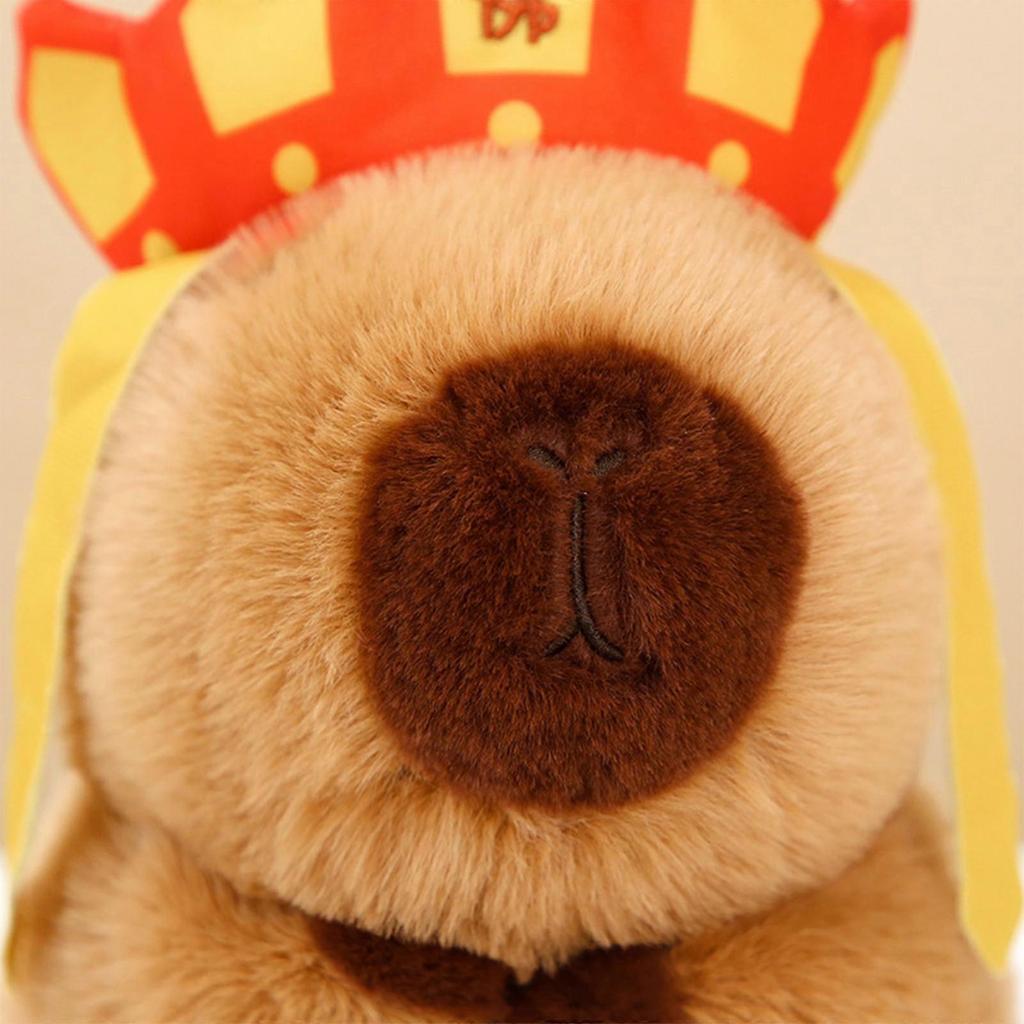 Capybara Stuffed Toy Plush Capybara Doll Cartoon Realistic Stuffed Animal