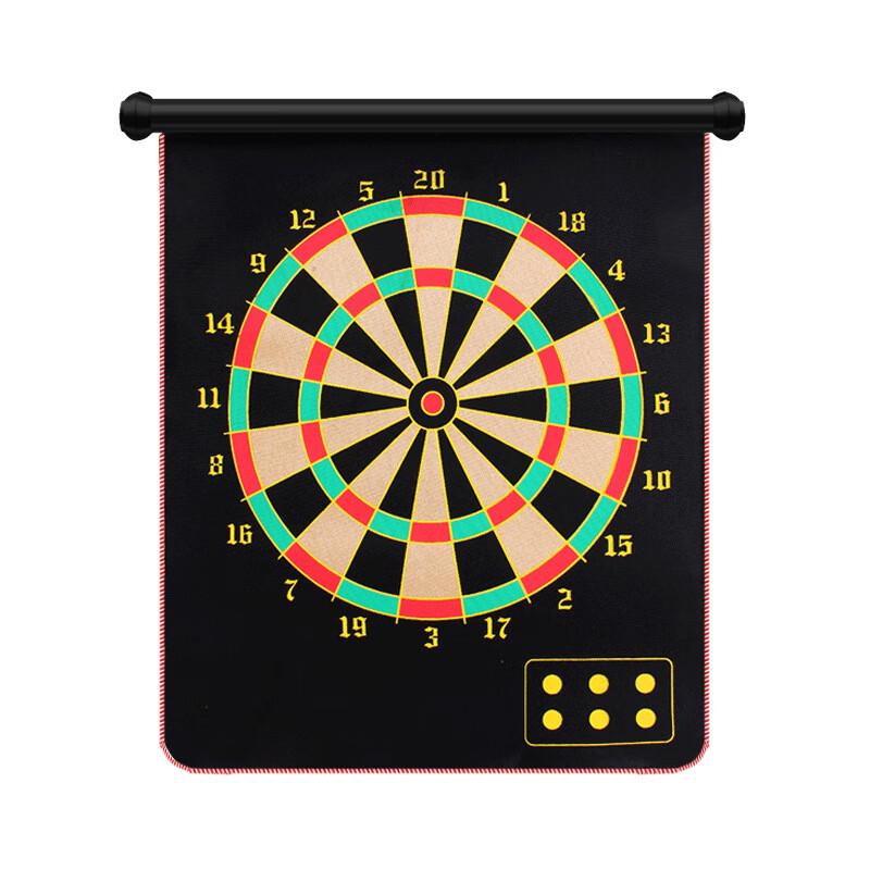 15-Inch Double-Sided Magnetic Dartboard Set