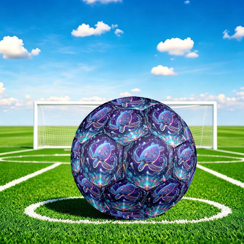1pc Underwater Fantasy Theme Soccer Ball Football, Size 5, Lightweight PVC, Durable Outdoor Training Soccer Ball, Gift m61451