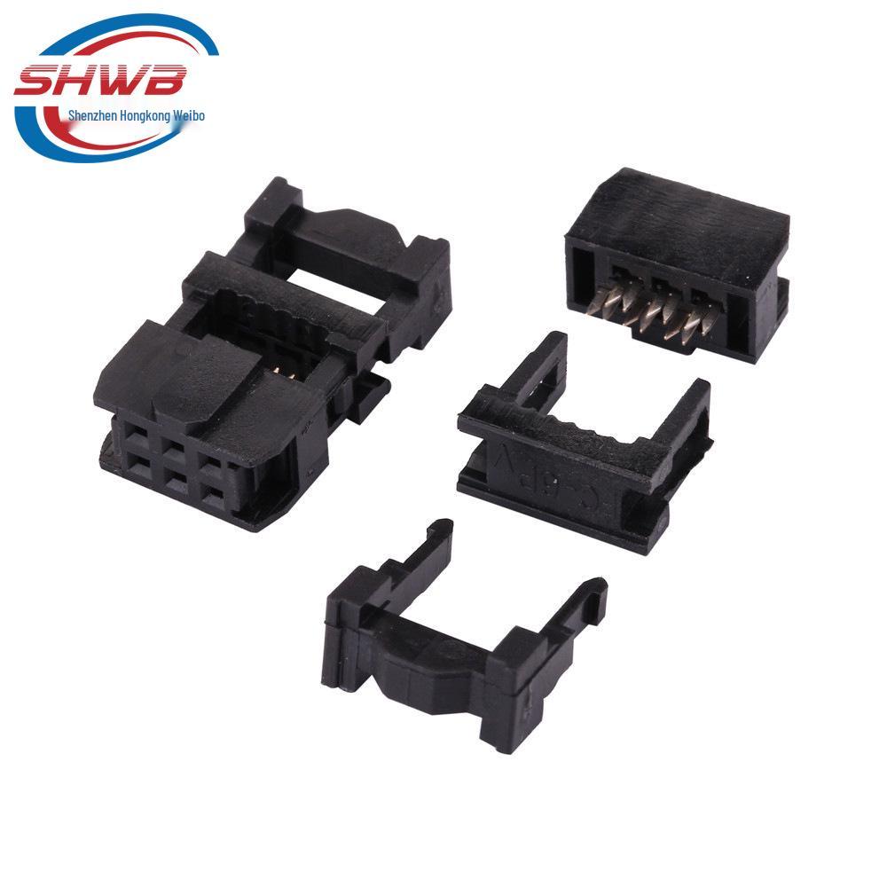 2.54mm Pitch IDC FC-6 Connector Ribbon Cable - Available In 10, 14, 16, 20, 26, 30, 40, 50, 60 Pins