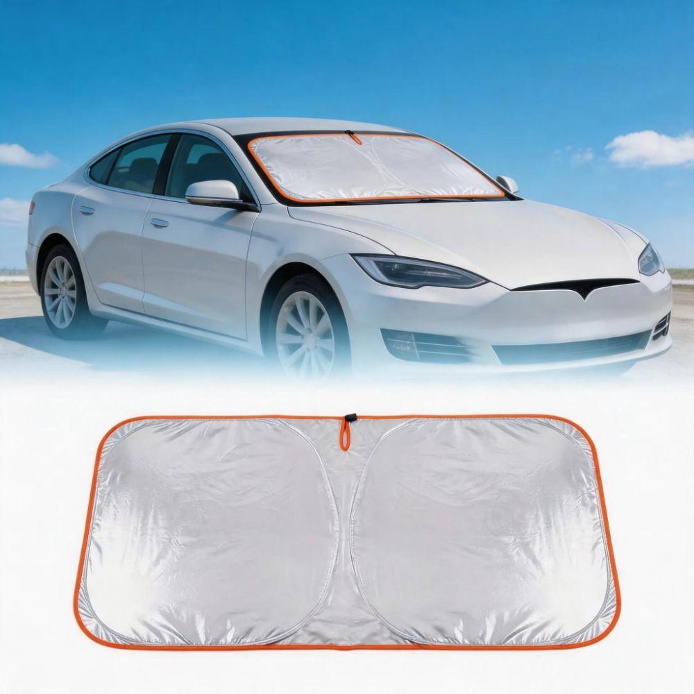 Foldable Car Front Window Sun Shade UV Protection Car Window Curtain Sunshade Shield