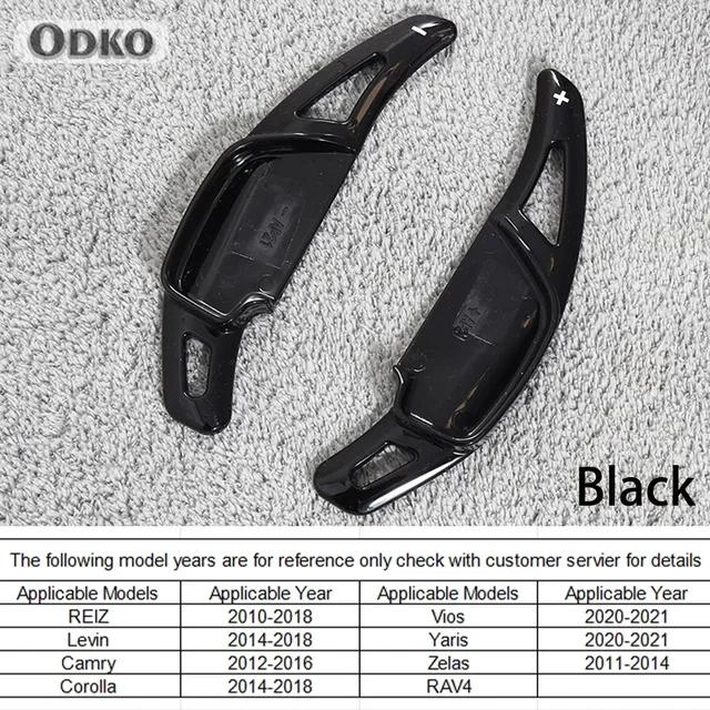 For Toyota REIZ Levin Vios Yaris Zelas RAV4 Auto Steering Wheel Rear Shift Paddle Car Shift Equipment Semi Automatic Clutch чёрный