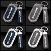 SFX1  Zinc Alloy Leather Car Key Case Cover Bag For Mercedes Benz A C E S G Class GLC CLE CLA GLB GLS W177 W205 W213 W222 X167 AMG