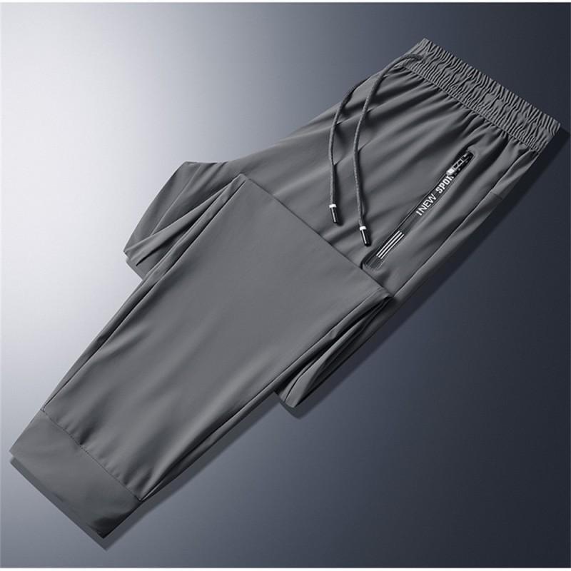 Men's Summer Casual Pants Cool Breathable Quick-drying Sweatpants Jogging Workout Skin Friendly Comfortable Stretchable Stylish Pants