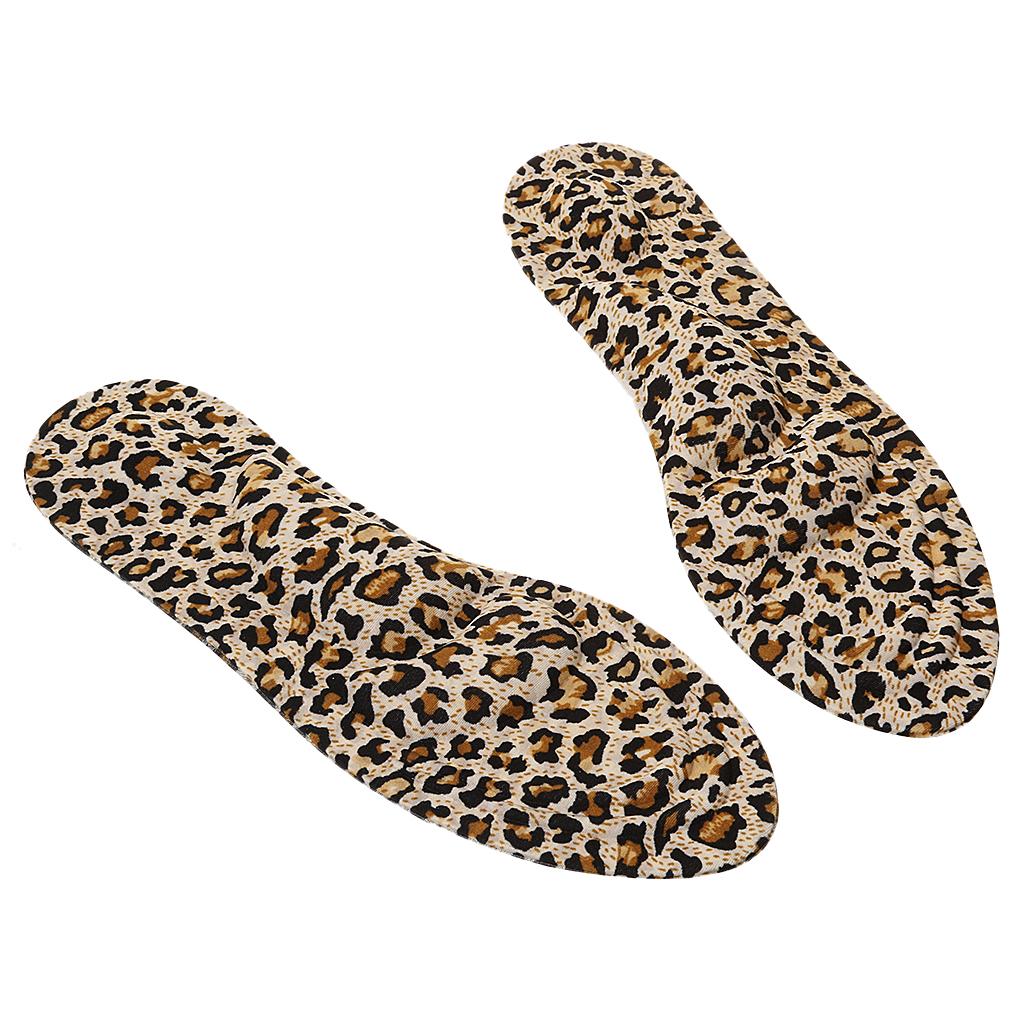 

3d Sponge Pain Relief Massage Arch Insoles Shoe Inserts Khaki + White Dots цветной печати леопарда