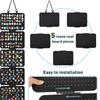 Felt Jewelry Organizer Large Capacity Earrings Necklaces Rings Organizer Portable Hanging Storage Bag for Accessories