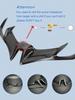 Divisor Delantero de Ala de Pato para Motocicleta, Spoiler de Labio de Aerodinámica ABS, Se Adapta a Suzuki/Honda/Yamaha/BMW/Triumph/Harley-Davidson, Rac