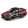 Maisto Muscle Machines Muscle Transporter Miniature Car Diecast Car Finished Product Toyota Trueno Sprinter 1/64 / (JDM Flatbed/1983 - Black/Red