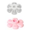 Eleganter floraler Kerzenhalter Silikonform Robuste Kerzenständerform für Hochzeitsdekorationen und Heim-Tischdeko-Design