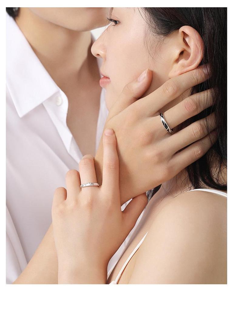 Sterling Silver Bird & Blue Gum Couples Rings: A Unique Christmas Gift for Women & Men.