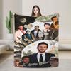 Jonathan Bailey Actor Flannel Blanket Comedy Custom Throw Blankets for Home cm Rug Piece