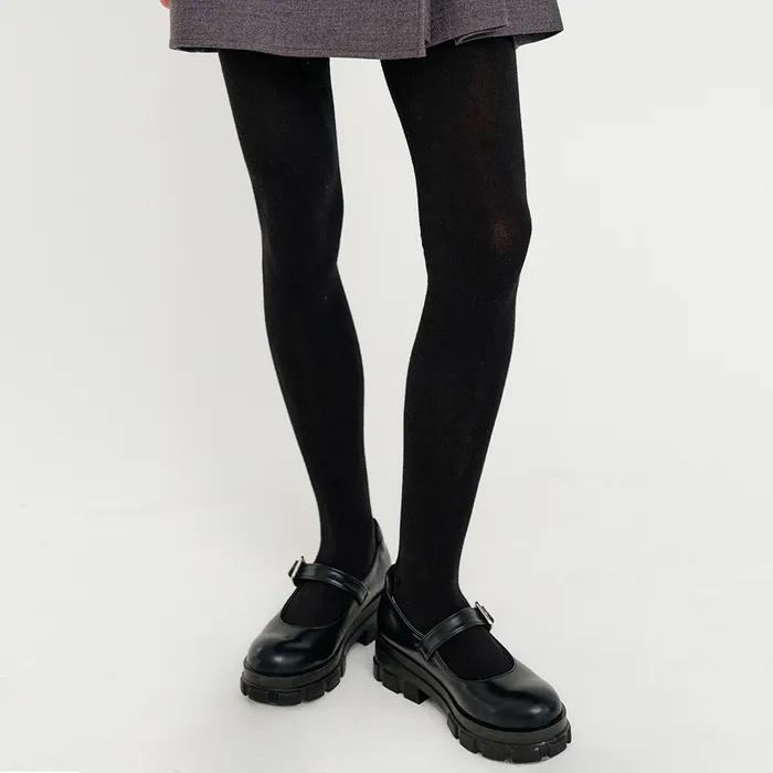 Janet Cotton Tights_Black