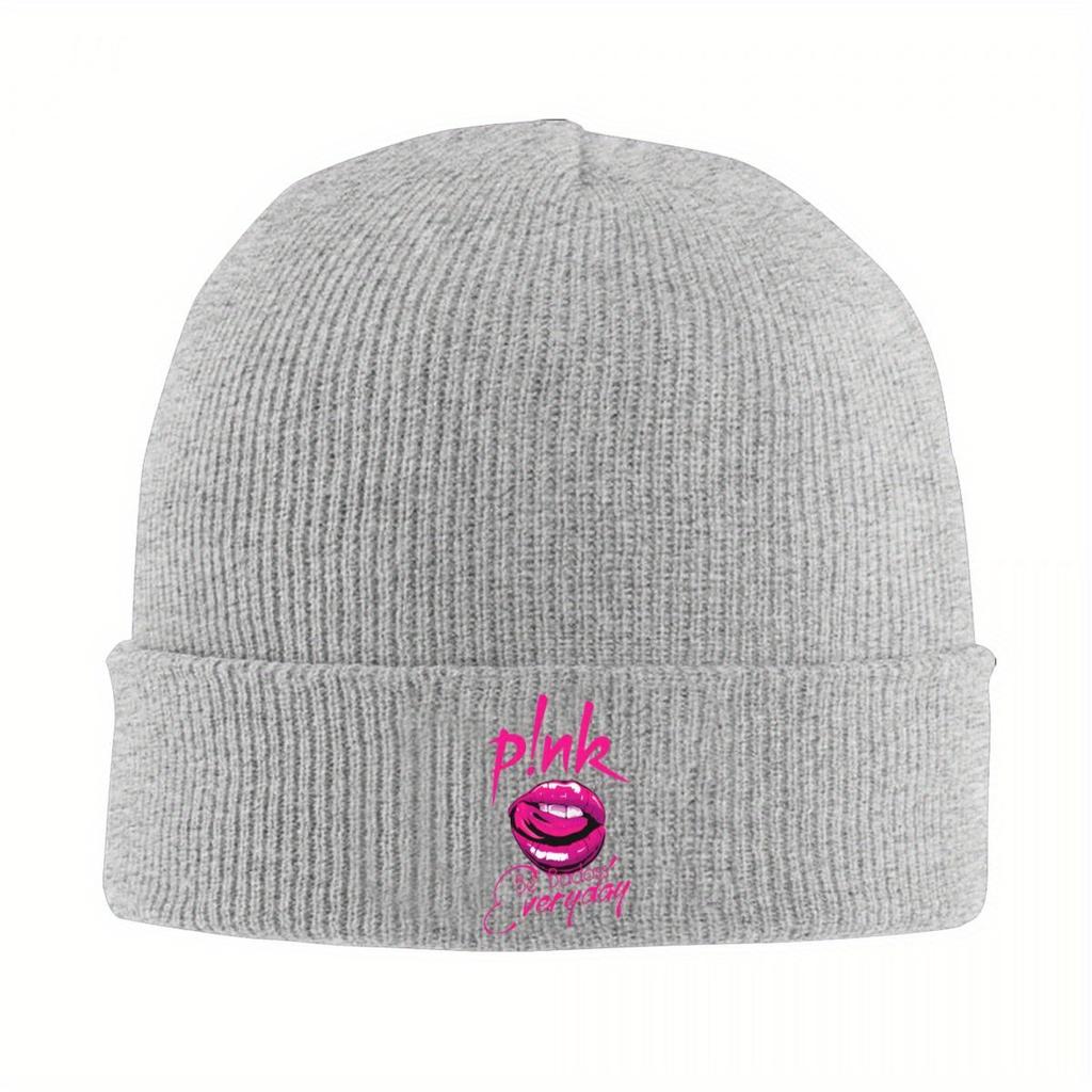 Carnival Estivo 2024 Tour Cappello a Cuffia in Lana Beanie Autunno Inverno Cappelli Caldi Hip-hop P!nk Cappellino da Cantante Rosa per Uomo Donna Regali