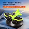 1Pc Car Fragrance Diffuser Solar Powered Rotating Car Aromatherapy With Aircraft Shape Air Freshener Car Air Freshener Diffuser