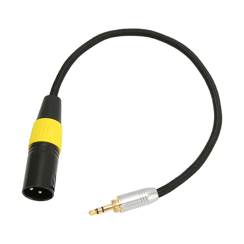 3,5-mm-Stecker auf XLR-Kabel, geräuschlos, vergoldet, 3,5-mm-auf-3-poliges XLR-Adapterkabel für Mikrofonmischer