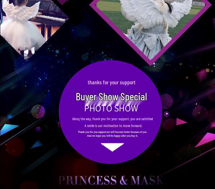 Angel Feather Wings Cosplay Props for Children & Adults - Ideal for Halloween & Parties